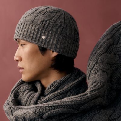 キャスケット 《ジャスティン・オプティック》 - グレー | Hermès